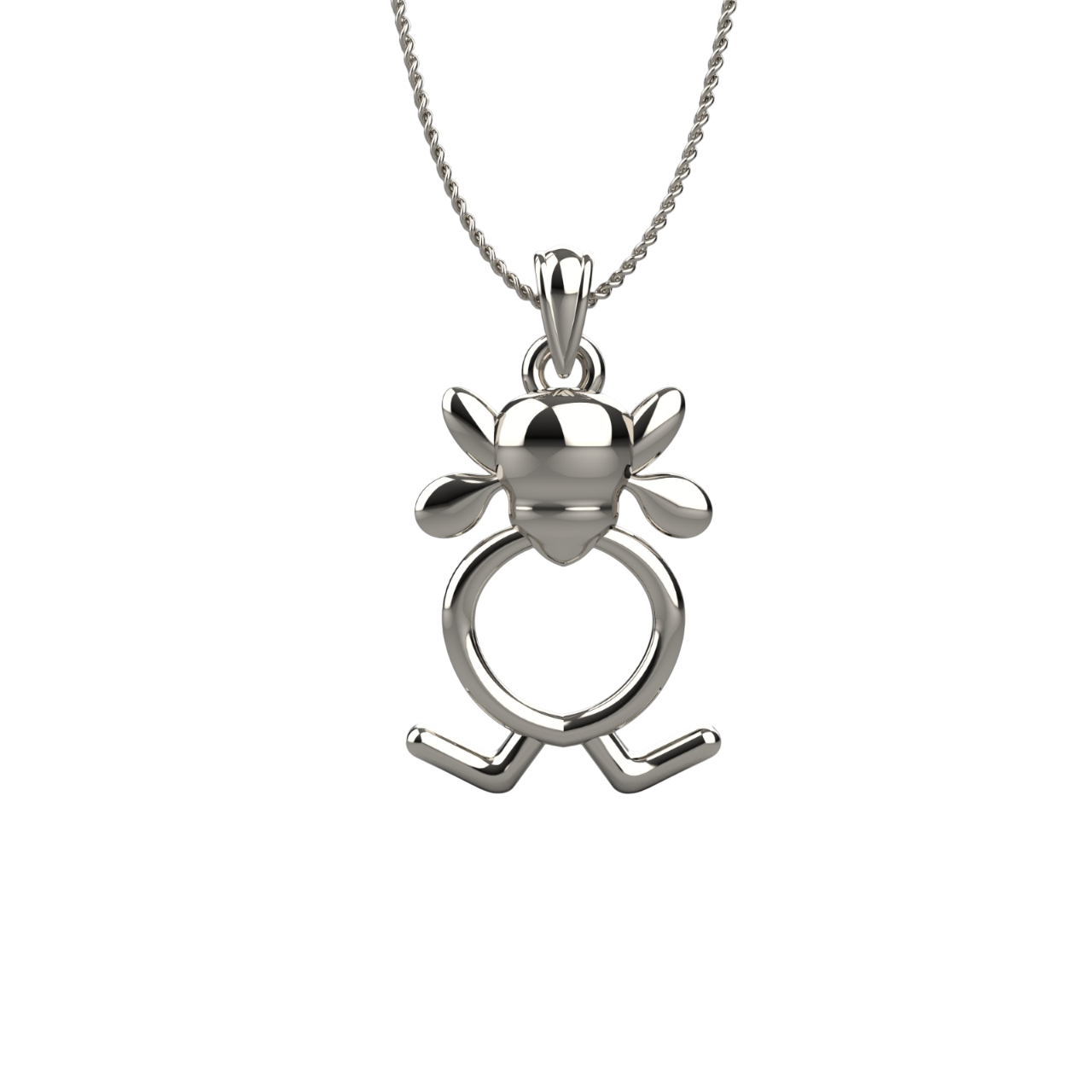 Minimal Bovine Necklace