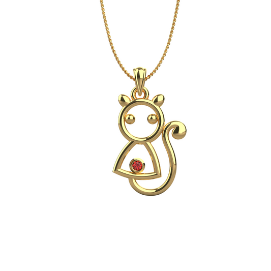 Ruby Loop Necklace