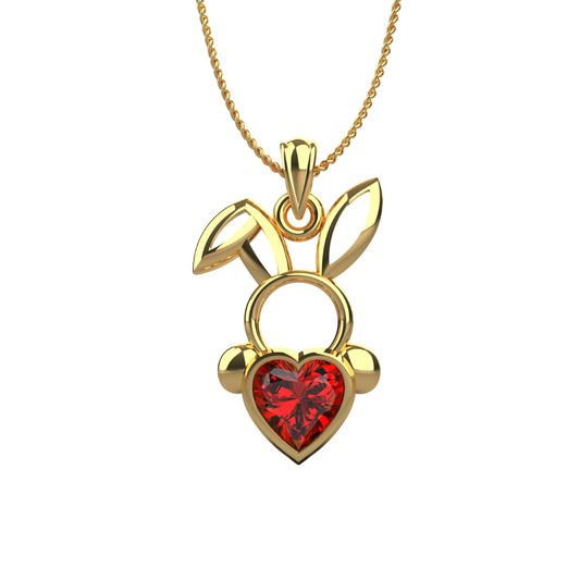 Bunny’s Heart Necklace
