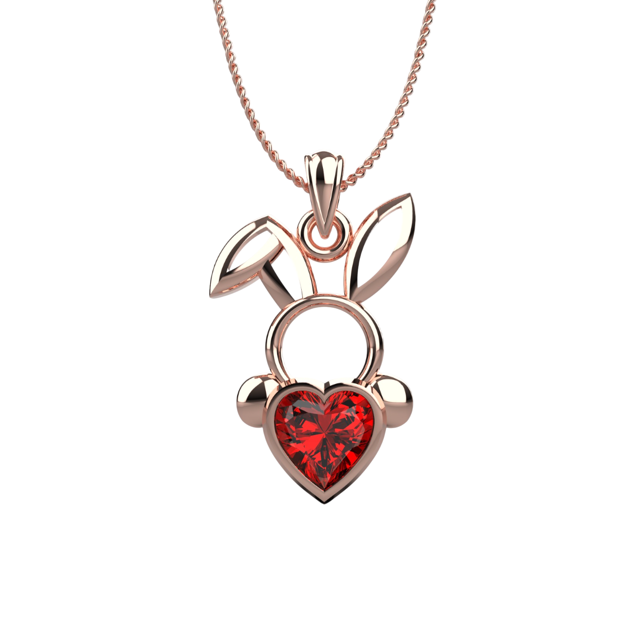 Bunny’s Heart Necklace